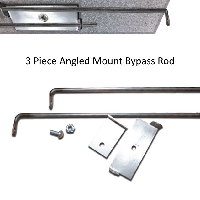 Adjustable Angled Mount Rod Kit - 32 to 58 Inches